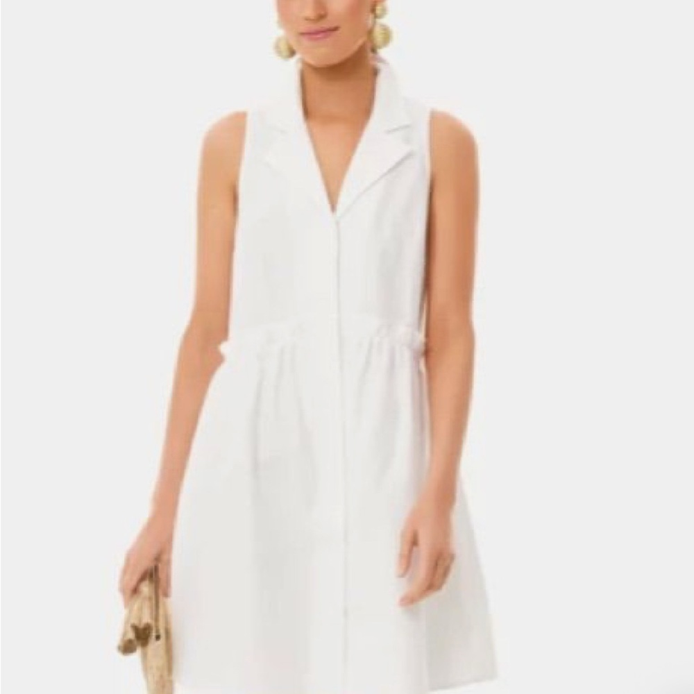 Tuckernuck White Sleeveless Mini Dress